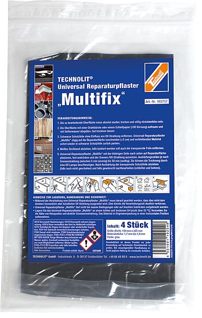 Universal-Reparaturpflaster„Multifix“, 4 Stck.